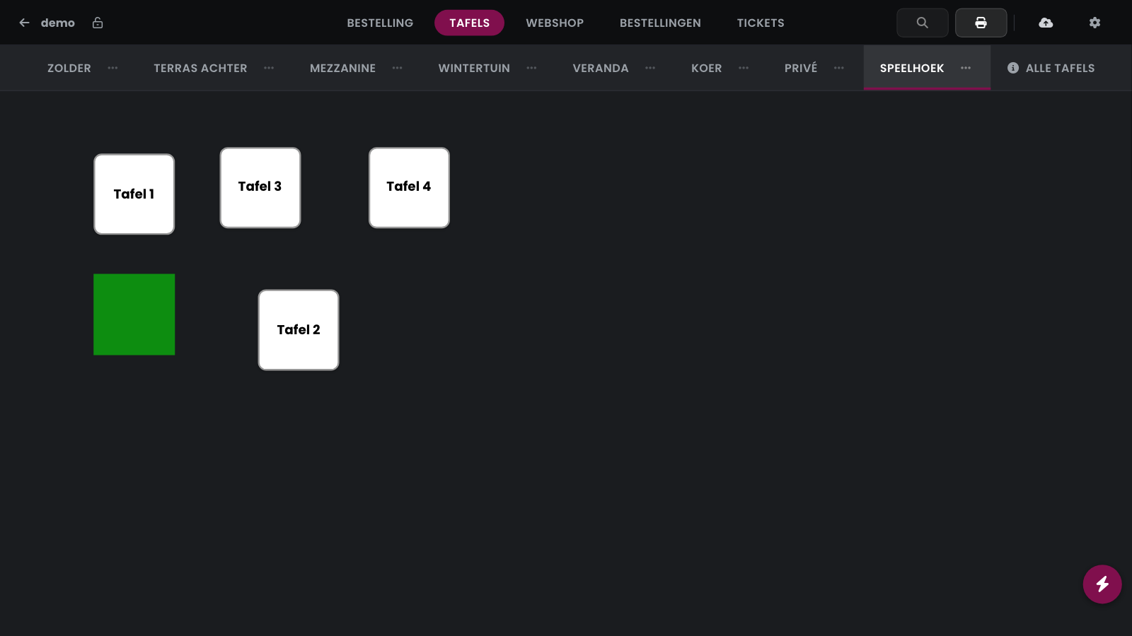 Speelhoek is on screen and its tab has scrolled into view.